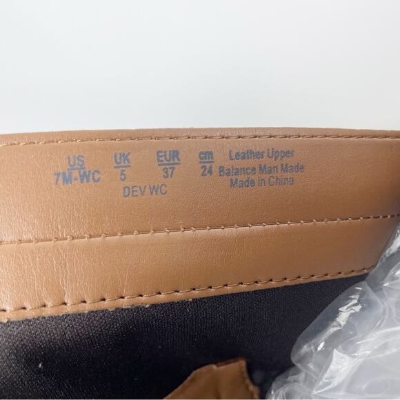 NEW Naturalizer Dev Leather Knee High Riding Boots Saddle Tan Wide Calf 7 - Picture 8 of 9